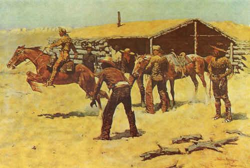 Frederick Remington Coming and Going of the Pony Express